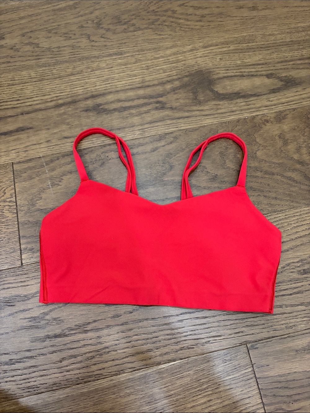 Red Sports Bra